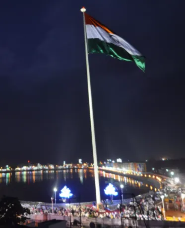 Indian cities with tallest indian flag